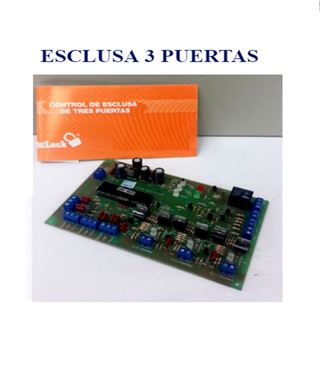 Tarjeta Control De Esclusa 3 Puertas HyM Tecno